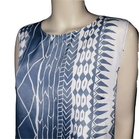 Anthro Dolan Left Coast Astoria Printed Tank Top L - Picture 5 of 10